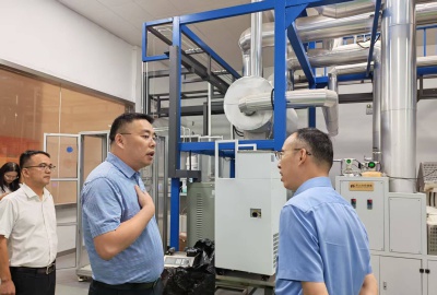 紹興市副市長孫君一行調研德創環保